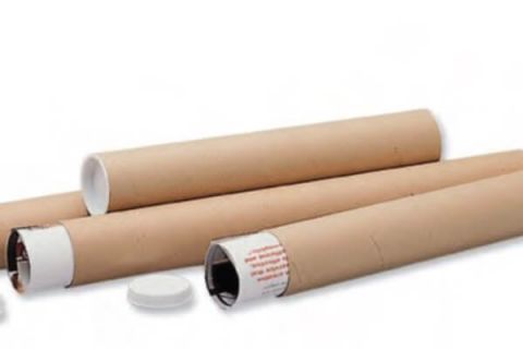 A3/A4 Postal Tubes - 330x45mm (13x2") + End Caps