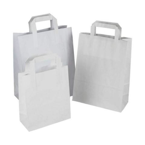 Kraft Paper Bags with flat handles