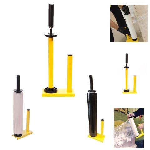 PALLET STRETCH SHRINK WRAP DISPENSER ROLLER HOLDER