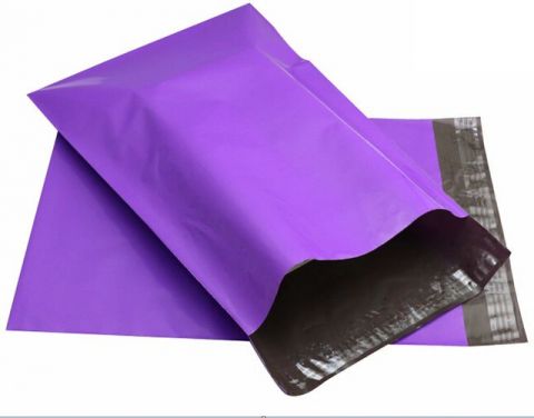 50 X MEDIUM A4 PURPLE POSTAGE MAILING PARCEL BAGS | 10x14 " ( 250x350 mm )