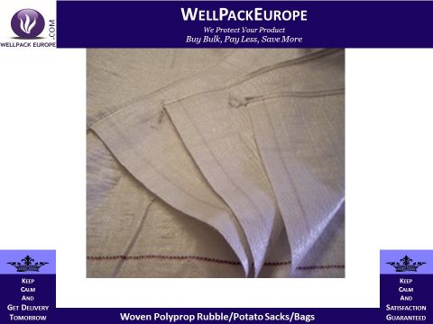 25 x Woven Polyprop Rubble/Potato Sacks/Bags 22x36"